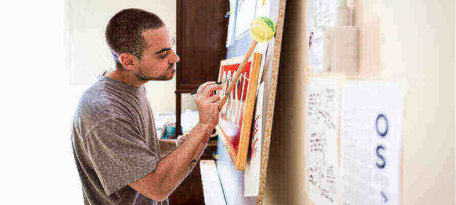 Carlo Destefani, artista dell'hand lettering e del sign painting