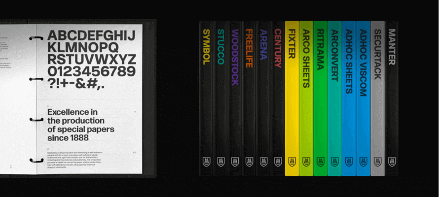 Fedrigoni rebranding Pentagram