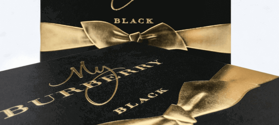 Un dettaglio prezioso del packaging di My Burberry Black