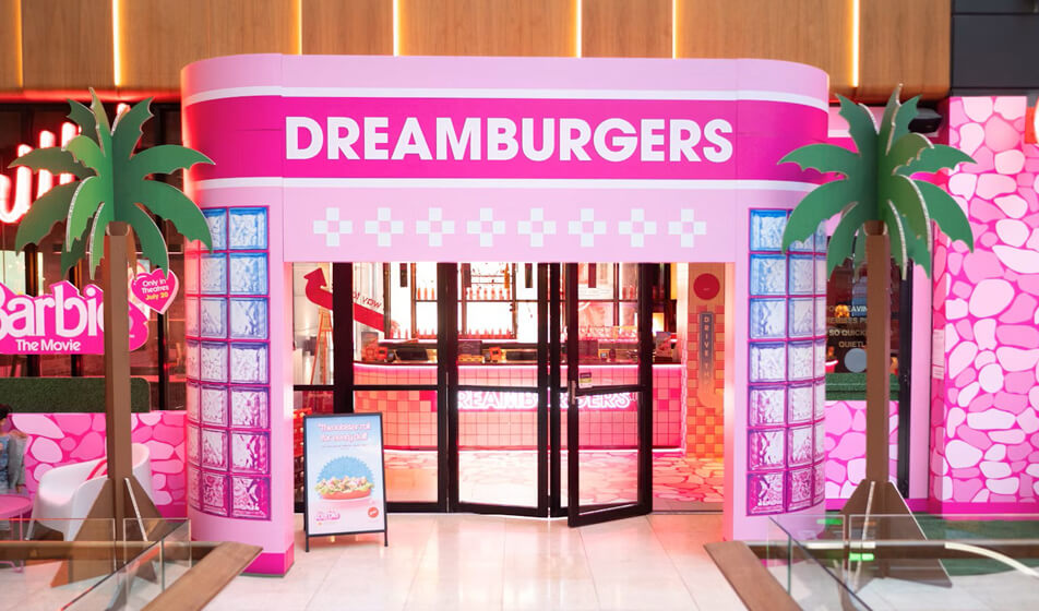 Barbie @ Grill’d, The Galeries, Next Printing (AUS).