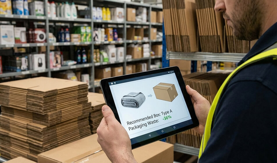 AI in packaging - generated with Gemini