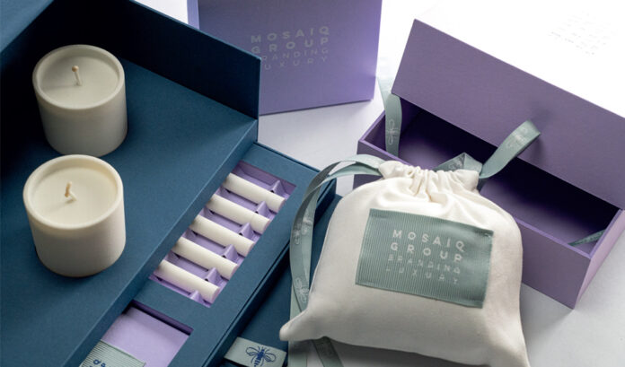 Mosaiq Group packaging lusso